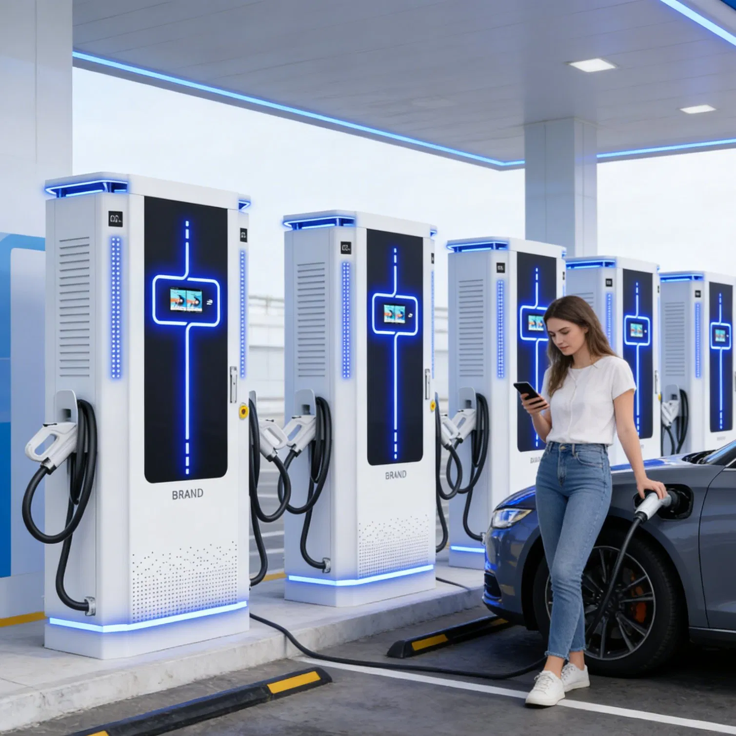 Smart Compliant Grant CCS2 TUV Rapid Public UK EV Charger DC Fast Station Ocpp London