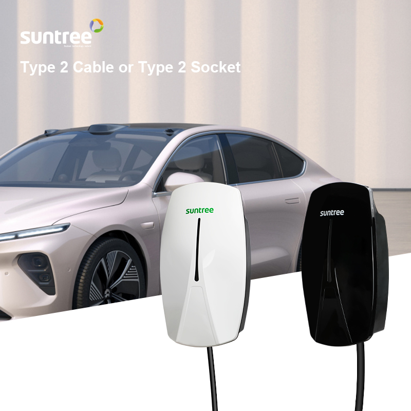 Industrial Design 11kw EV Charger - UV Coating &amp; RCD Type B 6mA DC Fault Interruption