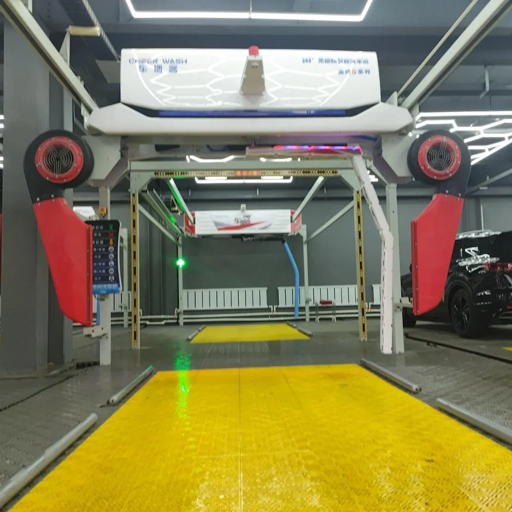 Energy-Efficient Auto-Sensing Vehicle Wash Station Technology Self-Cleaning Wash Station System for Shopping Malls
