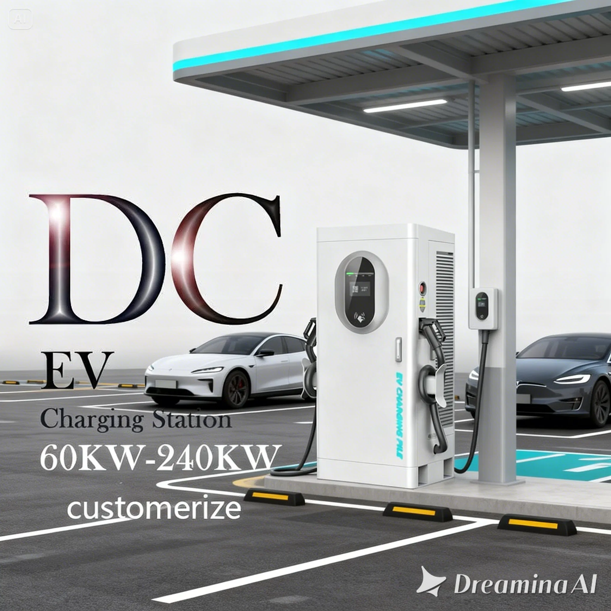 250kw Floor Mounted DC Fast EV Charger