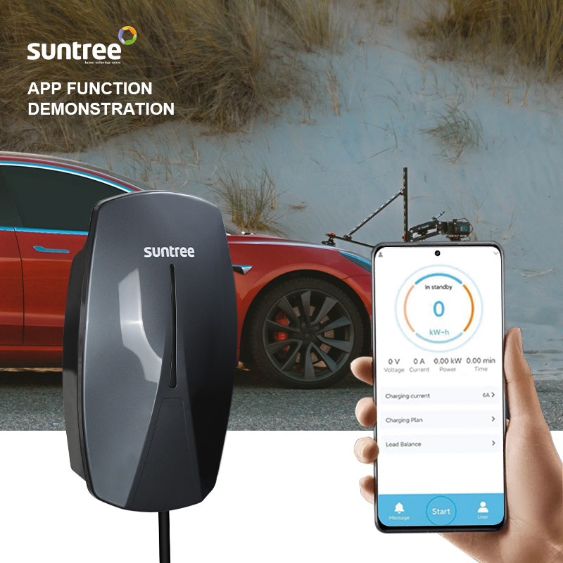 Industrial Design 11kw EV Charger - UV Coating &amp; RCD Type B 6mA DC Fault Interruption