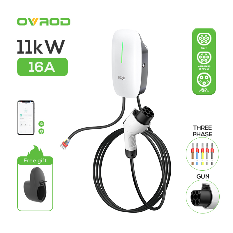 Smart 11kw Gbt EV Charging Station with APP Management Features