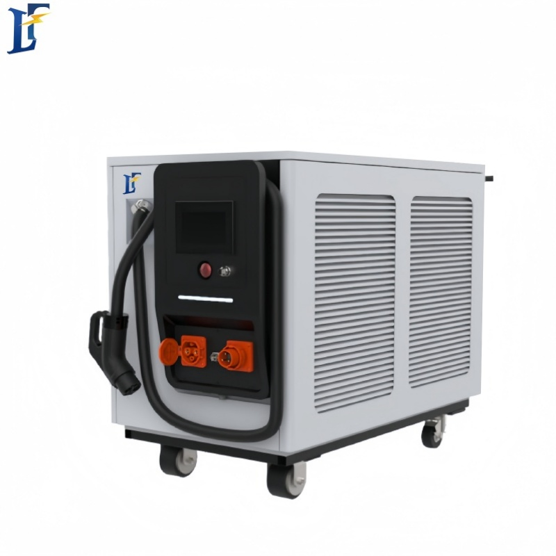 Mobile Portable Roadside Rescue Fast DC EV Charger 60kw 65kwh Electric Vehicle Charging Liquid Cooling LiFePO4 All in One Bess Model 3 Y S Byd CCS2 CCS1 Nacs