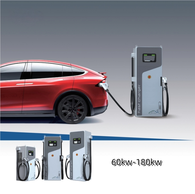 High Effient 60kw 90kw 120kw Fast Speed Industrial DC EV Charger