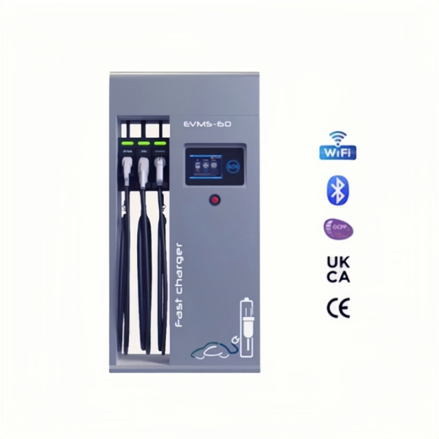 High Effient 60kw 90kw 120kw Fast Speed Industrial DC EV Charger