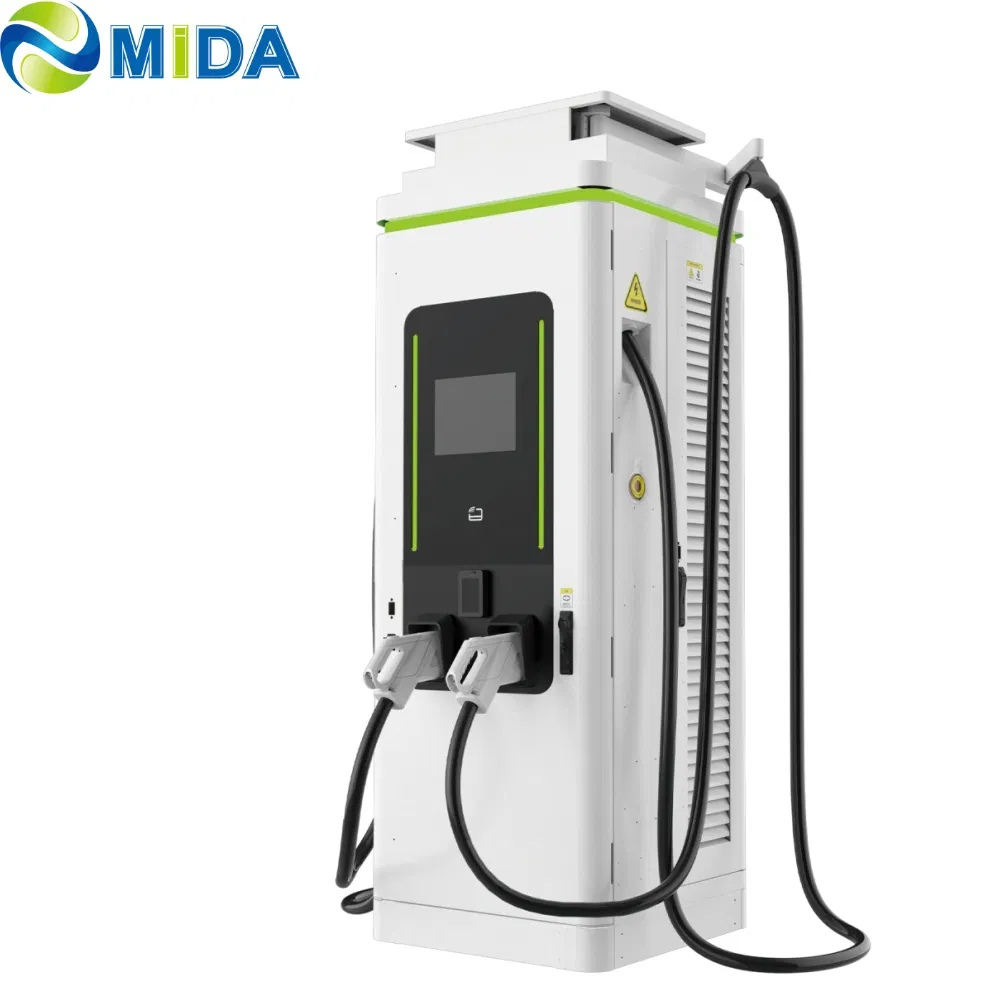 150kw Integrated DC Charging Station with 2 Connectors IP54 CCS1 CCS2 Gbt Chademo Standard