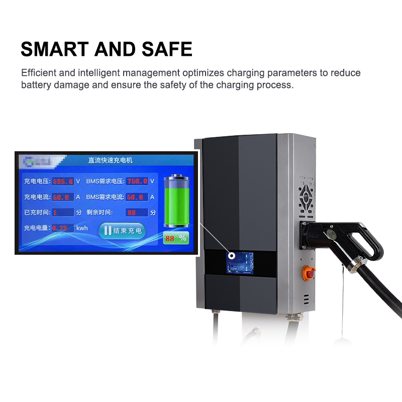 7kw/15kw/20kw/30kw/40kw Home DC EV Charging Station Wall-Mounted Fast Charger for Residential Use