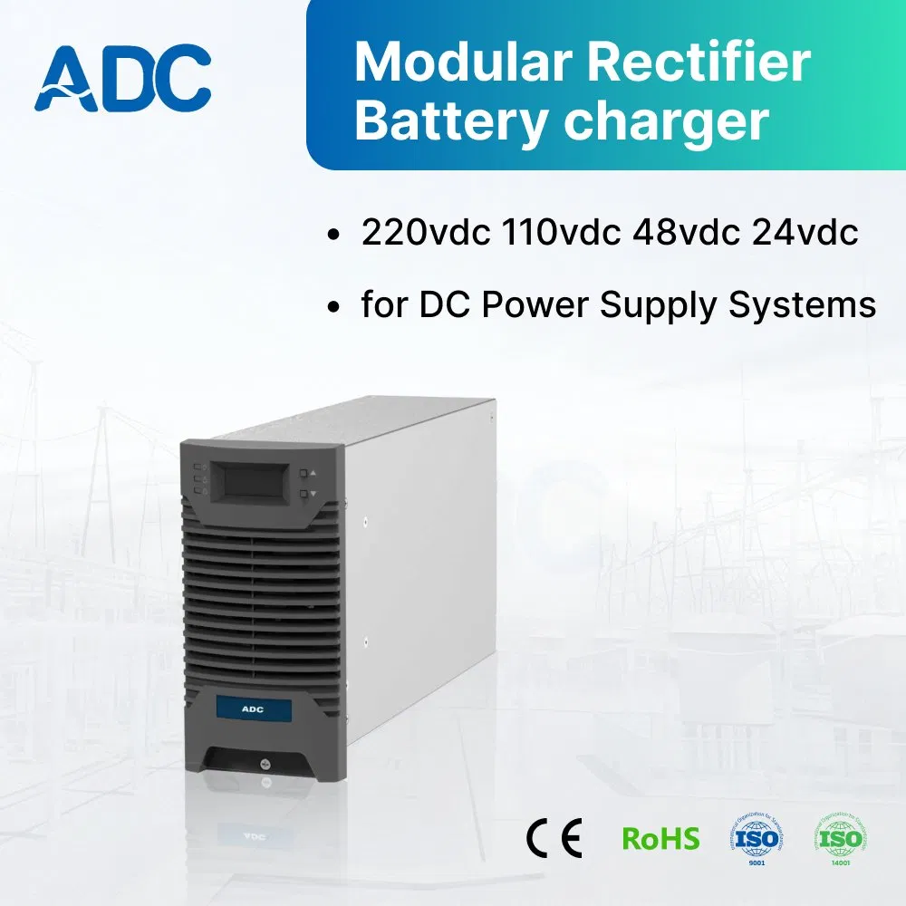 380VAC 220VAC Input 110VDC 220VDC 110V/220V DC 110/220 VDC Output Industrial Lead Acid Rectifier Module Battery Charger for DC Power Supply System Substation