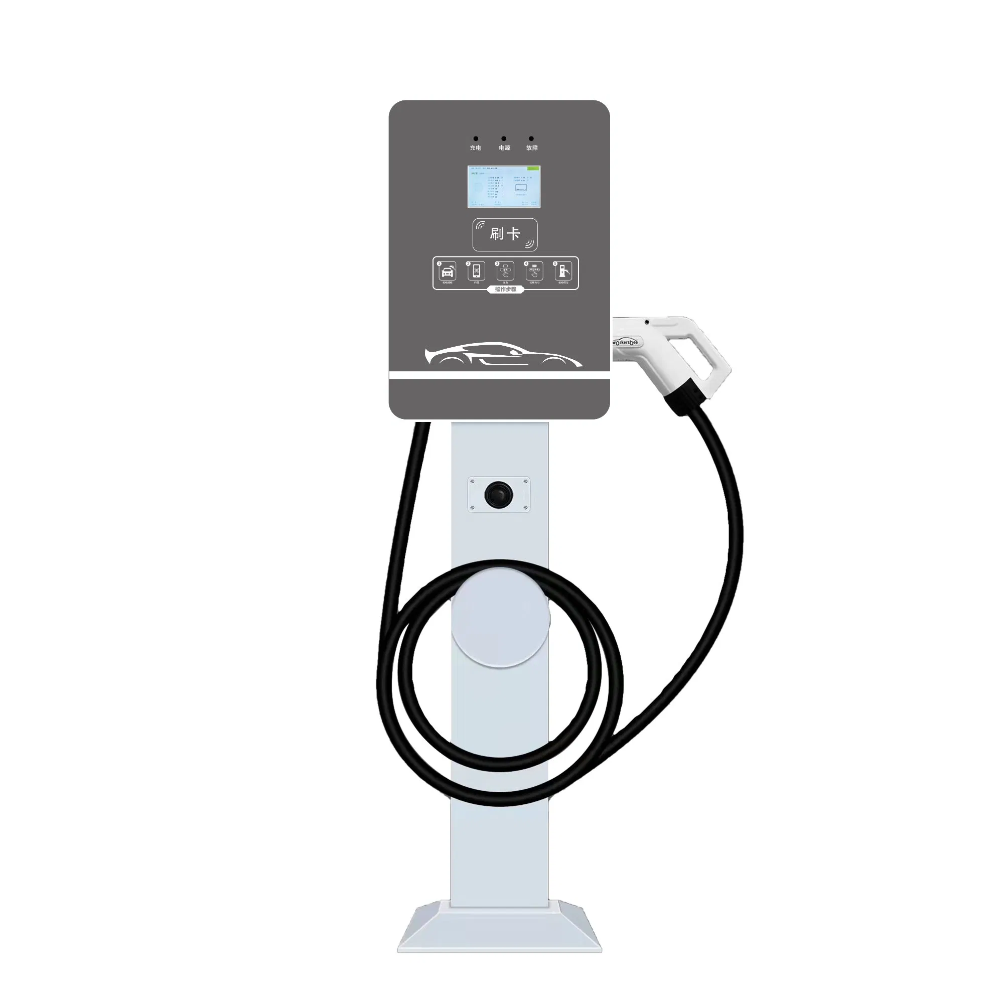Commercial Parking Lot 22kw Networked EV Charging Station Charge
