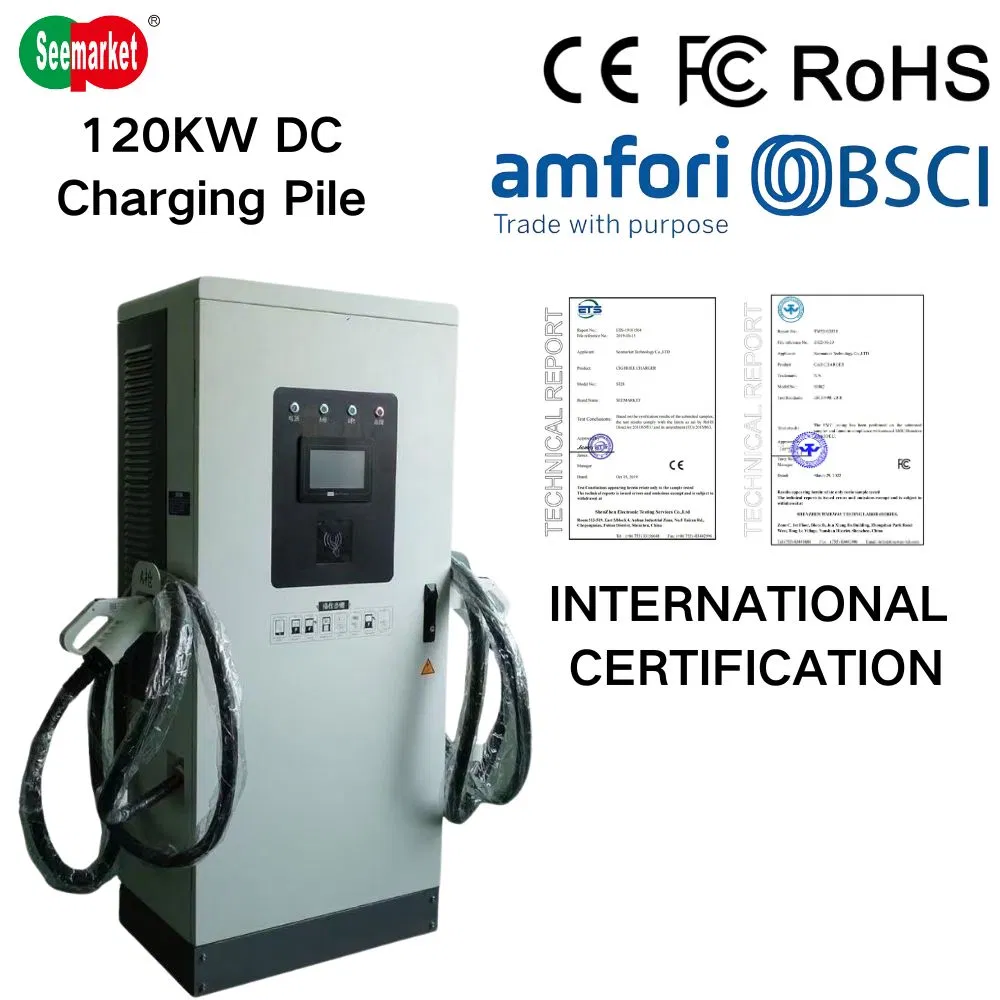 EV Charger 120kw Level 3 Public Commercial DC Electric Car Charging Station