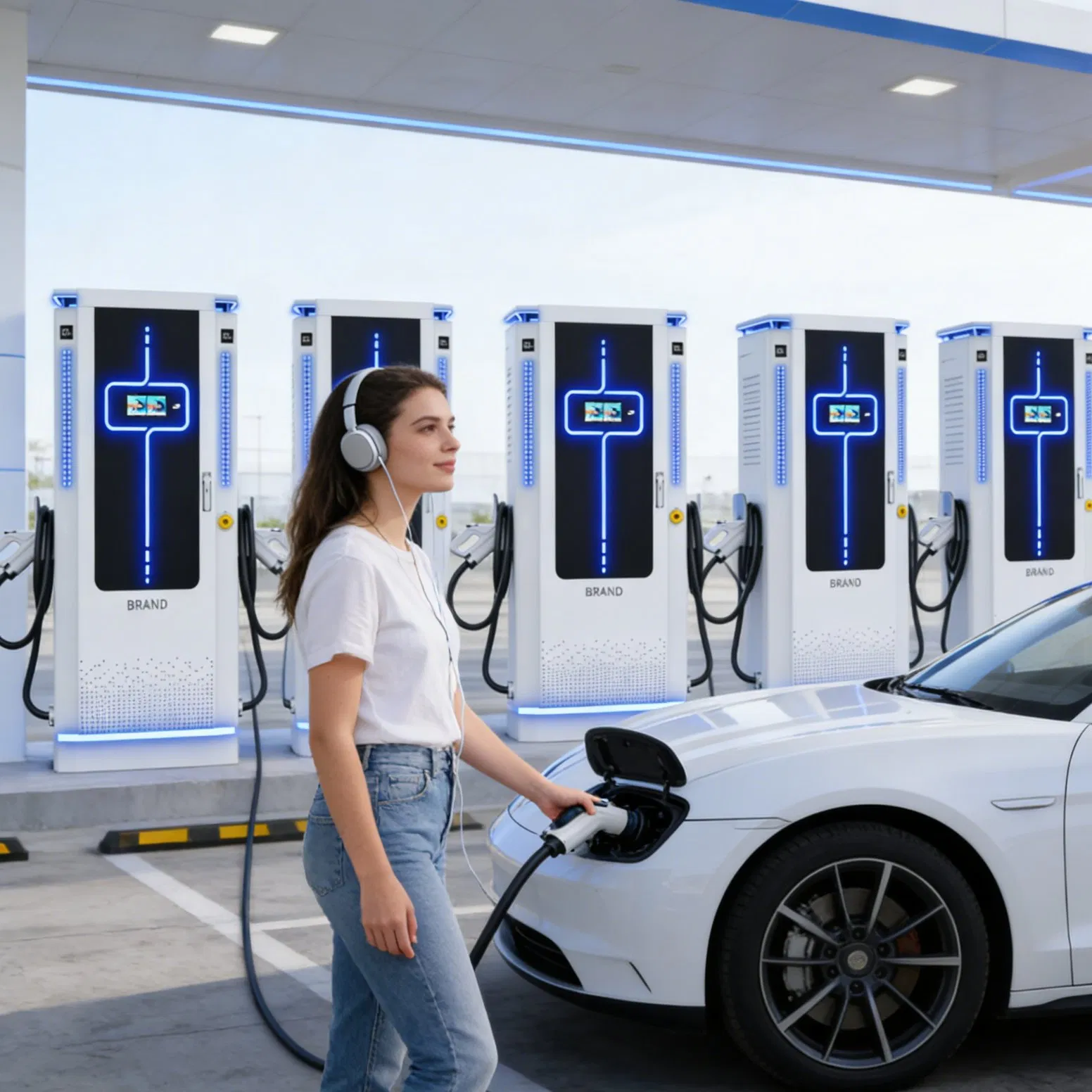 Nevi Compliant Level 3 Dcfc Station UL Listed CCS1 Chademo Ocpp Commercial EV Charger