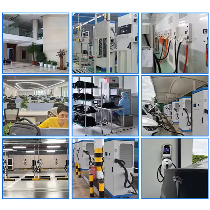 1MW CCS Electric Car Charger with Solar Power Station CE Commercial Floor-Mounted DC Fast EV Solar Powered Charging Station