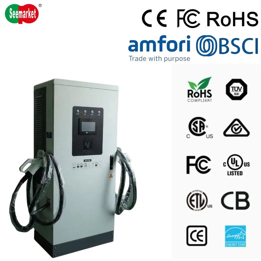 EV Charger 120kw Level 3 Public Commercial DC Electric Car Charging Station