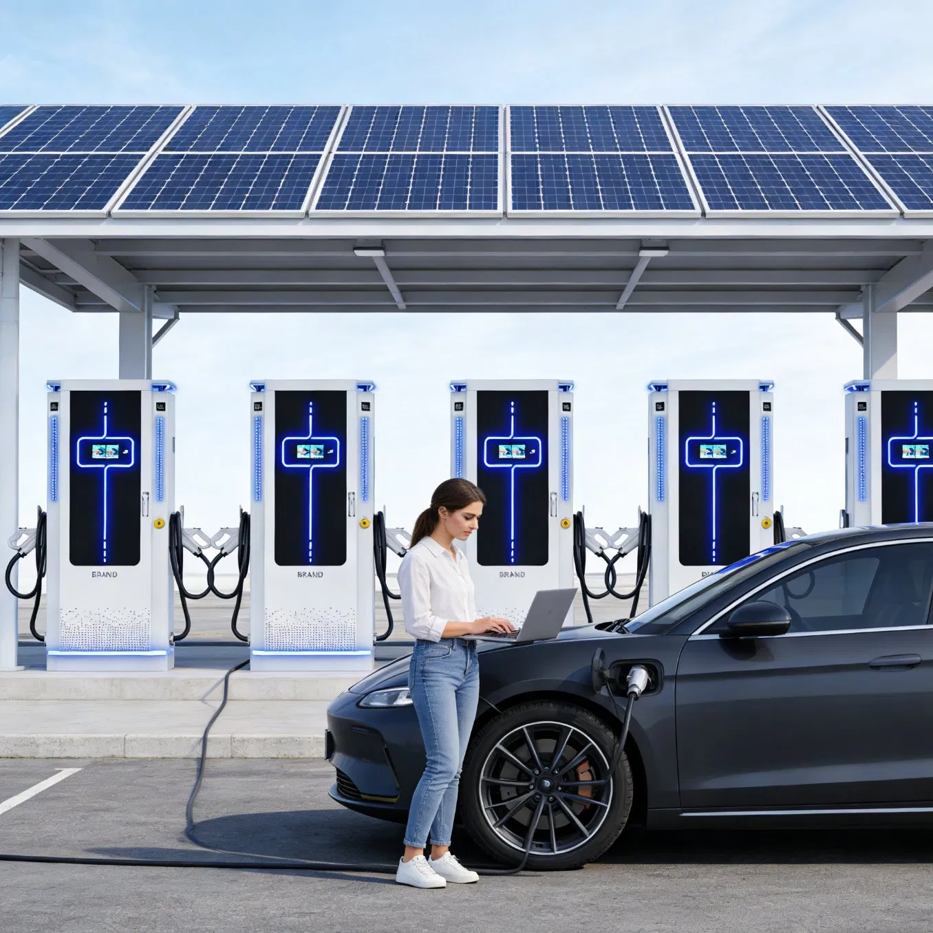 MID Certified Smart Approved CCS2 Three Phase Public EV Charger DC Fast Station Germany Ocpp