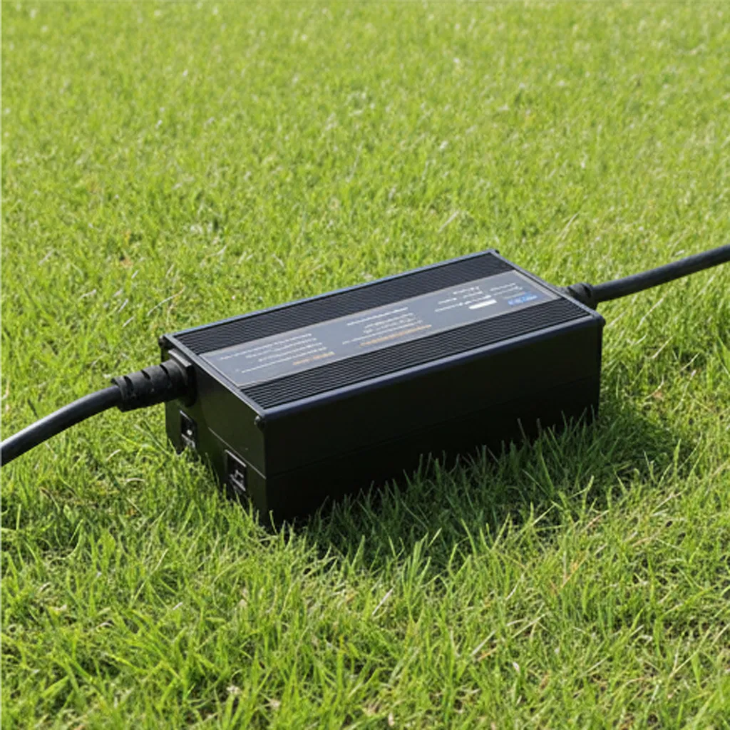 Rugged High-Power Waterproof IP34 EV Charging Unit for 12V-84V Lithium Systems Industrial 1200W Charger