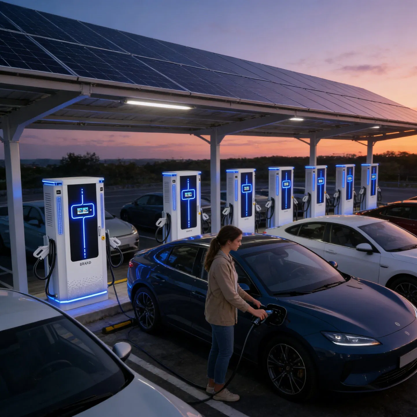 Robust 120kw 160kw DC Fast Charger CE CCS2 Dual Output Ocpp Station EV Charger