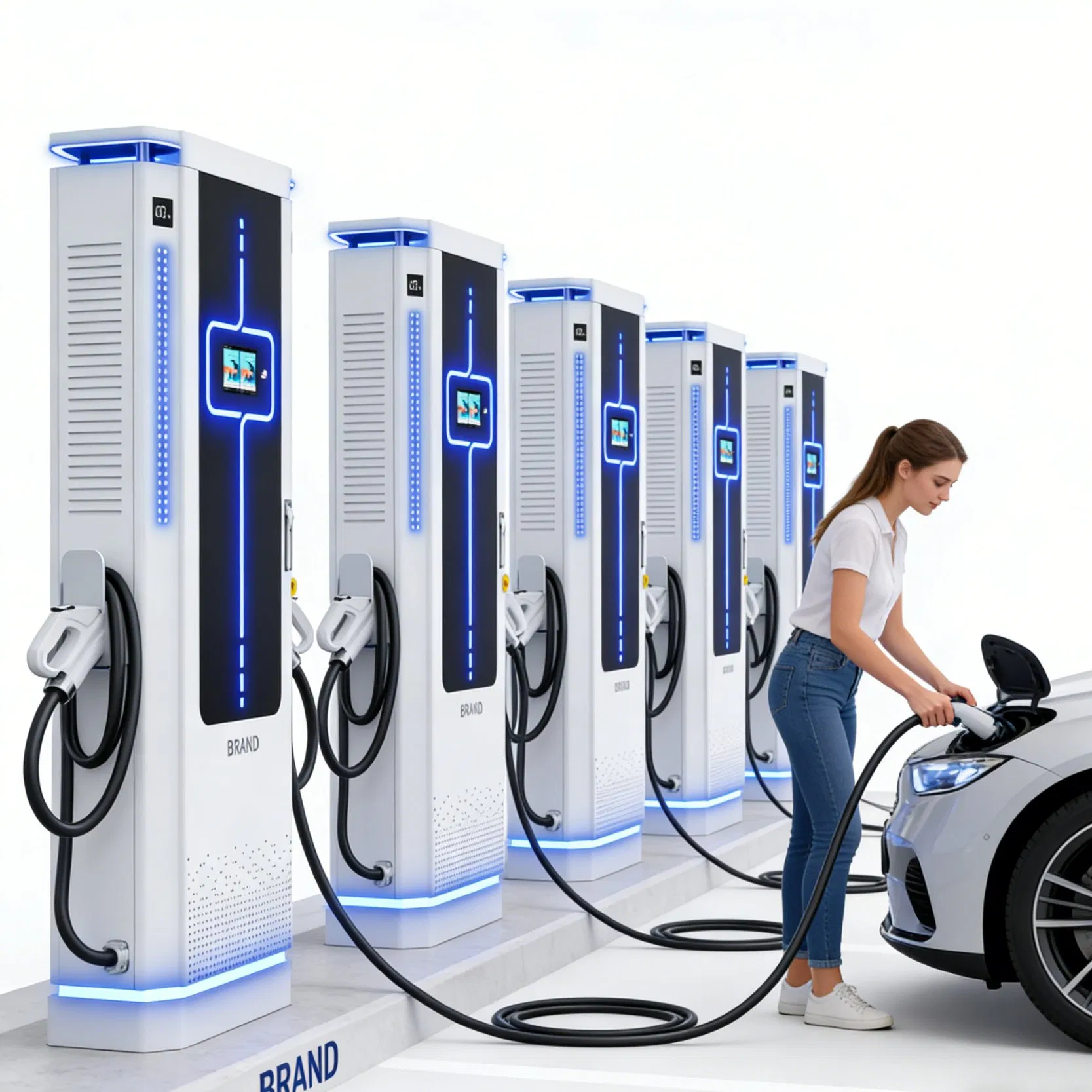 Robust 120kw 160kw DC Fast Charger CE CCS2 Dual Output Ocpp Station EV Charger