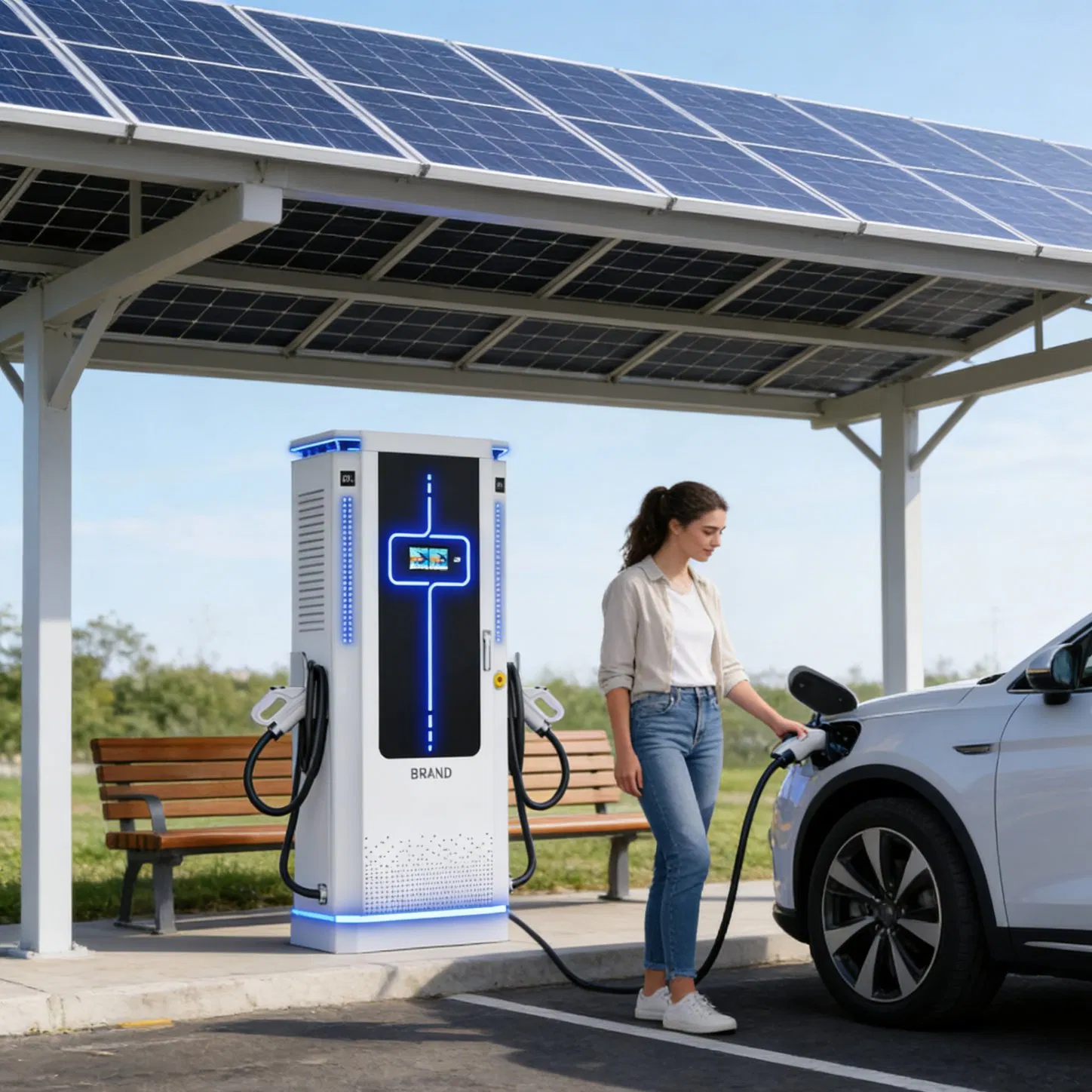 Nevi Compliant Level 3 Dcfc Station UL Listed CCS1 Chademo Ocpp Commercial EV Charger