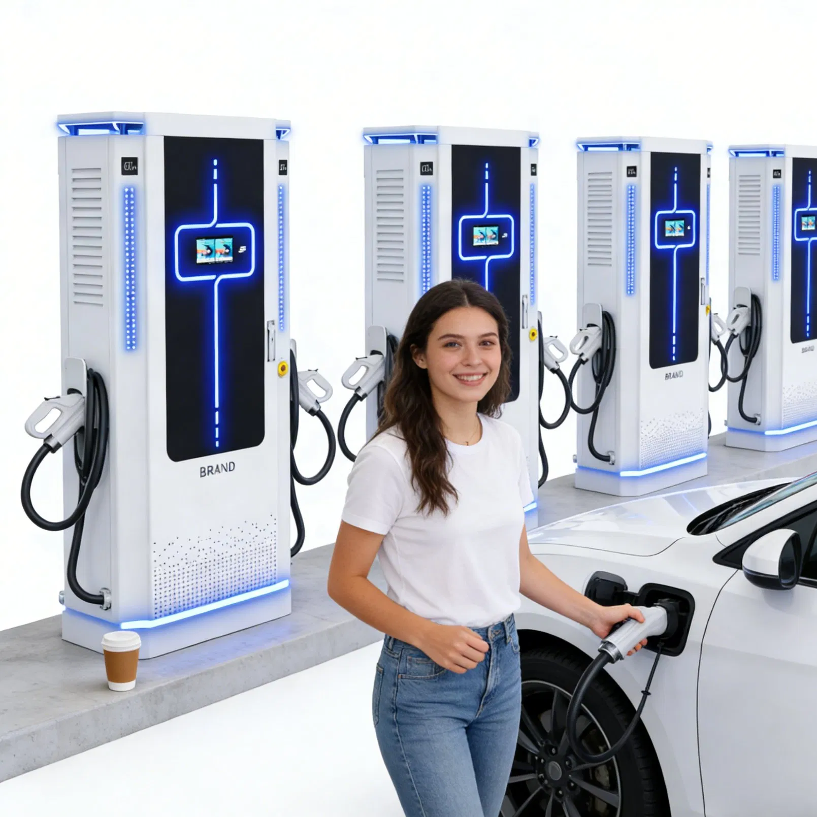 MID Certified Smart Approved CCS2 Three Phase Public EV Charger DC Fast Station Germany Ocpp