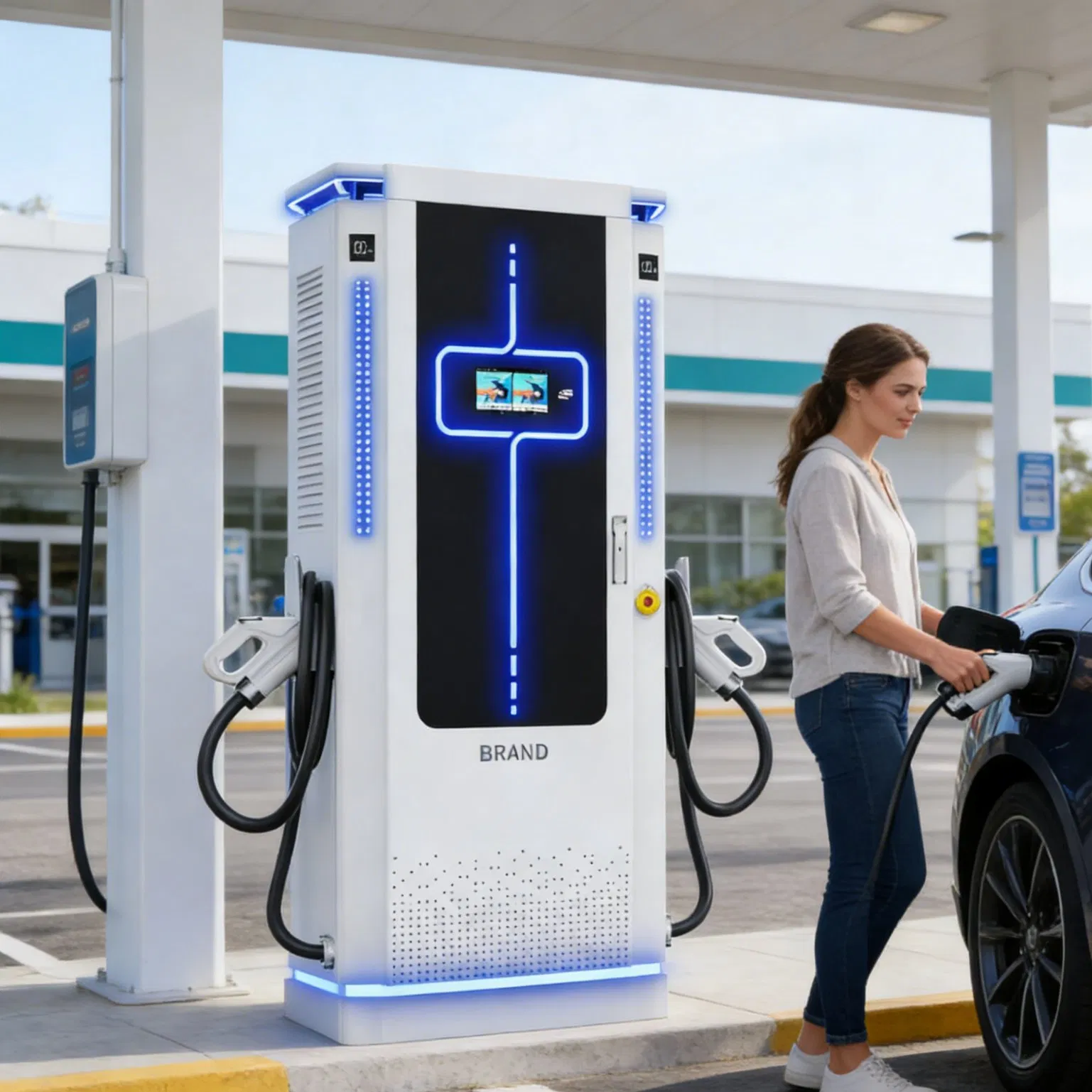 Solar-Powered 60kw DC EV Charger for Australian Outback with off-Grid Capability