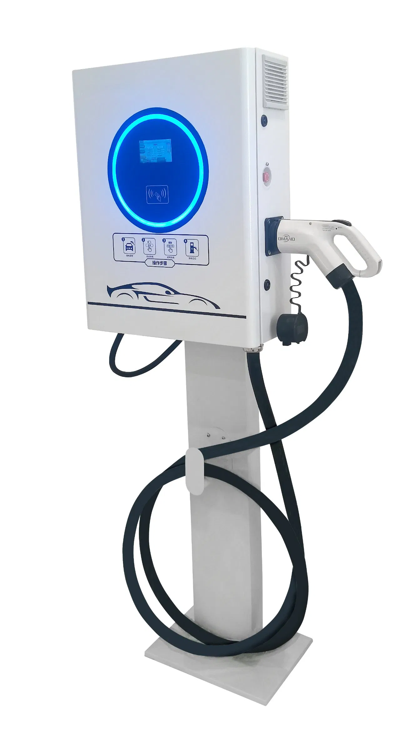 Commercial Parking Lot 22kw Networked EV Charging Station Charge