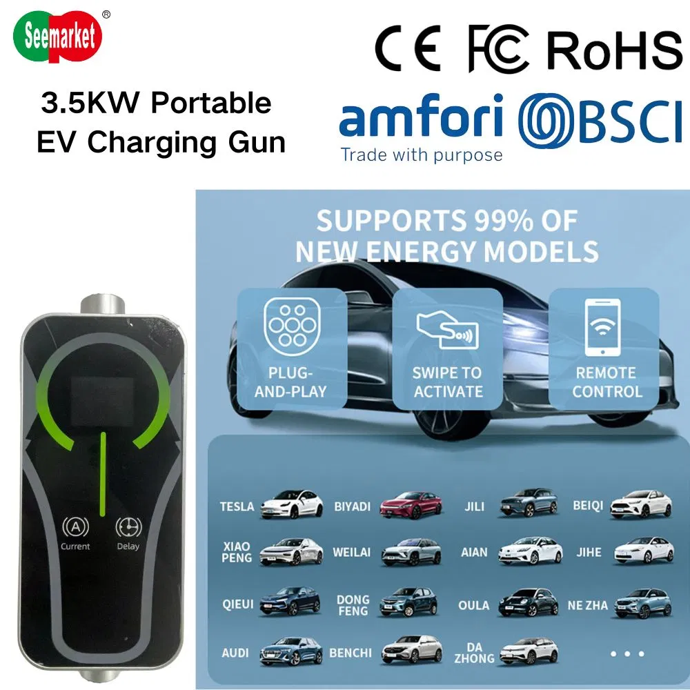 Portable WiFi-Enabled EV Charging Station for Electric Vehicles