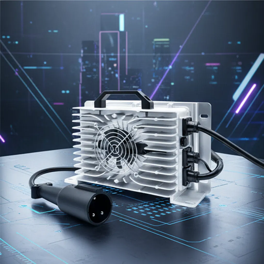 High-Efficiency 2000W Industrial AC to DC Power Charger