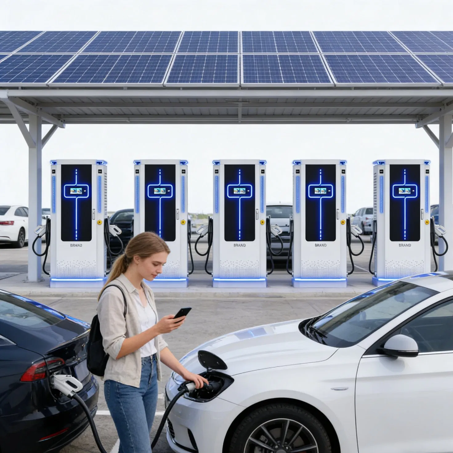 MID Certified Public Safe CCS2 Three Phase DC EV Charger Germany Ocpp Station