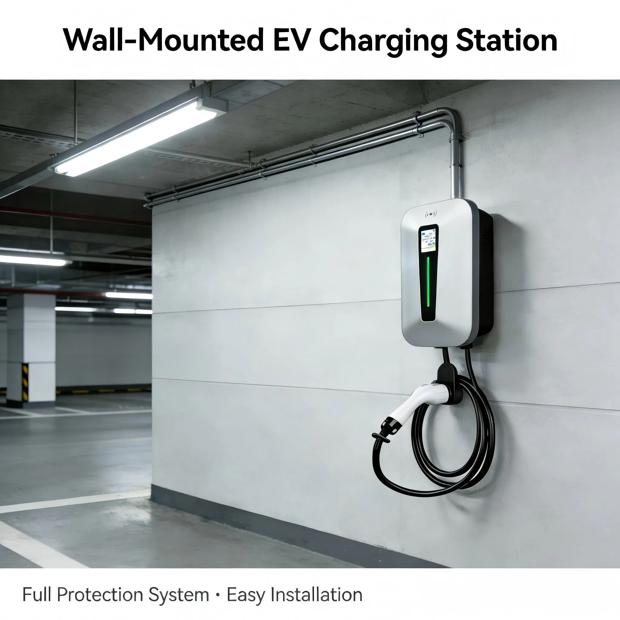 7kw Level 2 EV Charger for Byd Tuya APP Control IP55 Waterproof Home Commercial Wallbox EV Charging Station