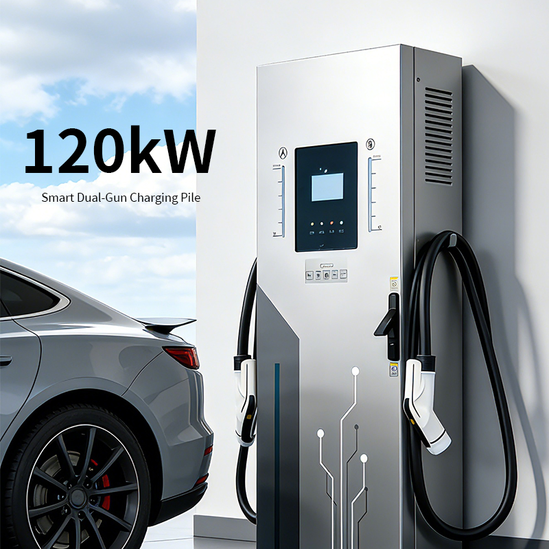 Smart Networked 120kw 160kw 240kw Dual Gun EV Charger for Hotel Parking