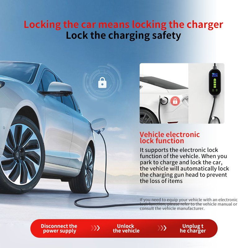 Portable EV Charger with Smart Home Features for Quick Energy Supply