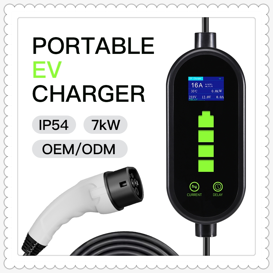 Snapcore Portable Smart EV Charger Fast Energy Supply for Evs with Compact Frame and Intuitive Controls for Emergency Use with CE