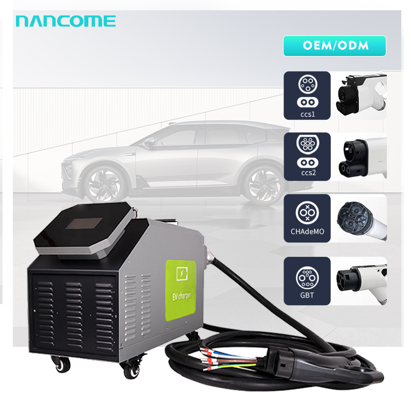 Mobile Portable Fast DC Electric Cars Solar Chademo/CCS EV Charger Stations