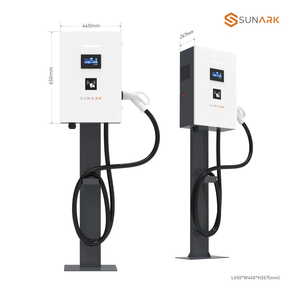Sunevo 22kw Solar Powered EV Charger Station 20kw 30kw Wall Mounted Portable Charging Station
