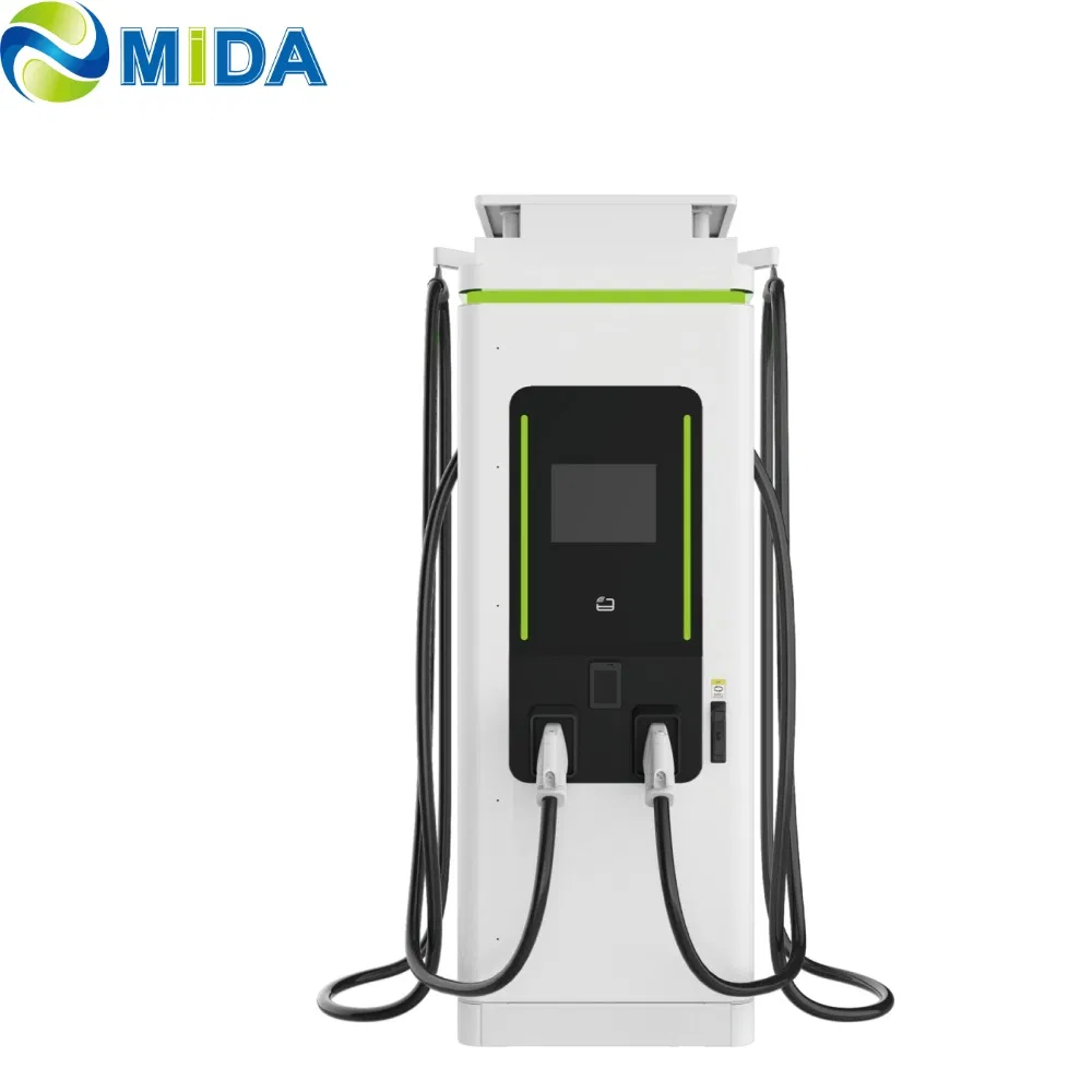 150kw Integrated DC Charging Station with 2 Connectors IP54 CCS1 CCS2 Gbt Chademo Standard