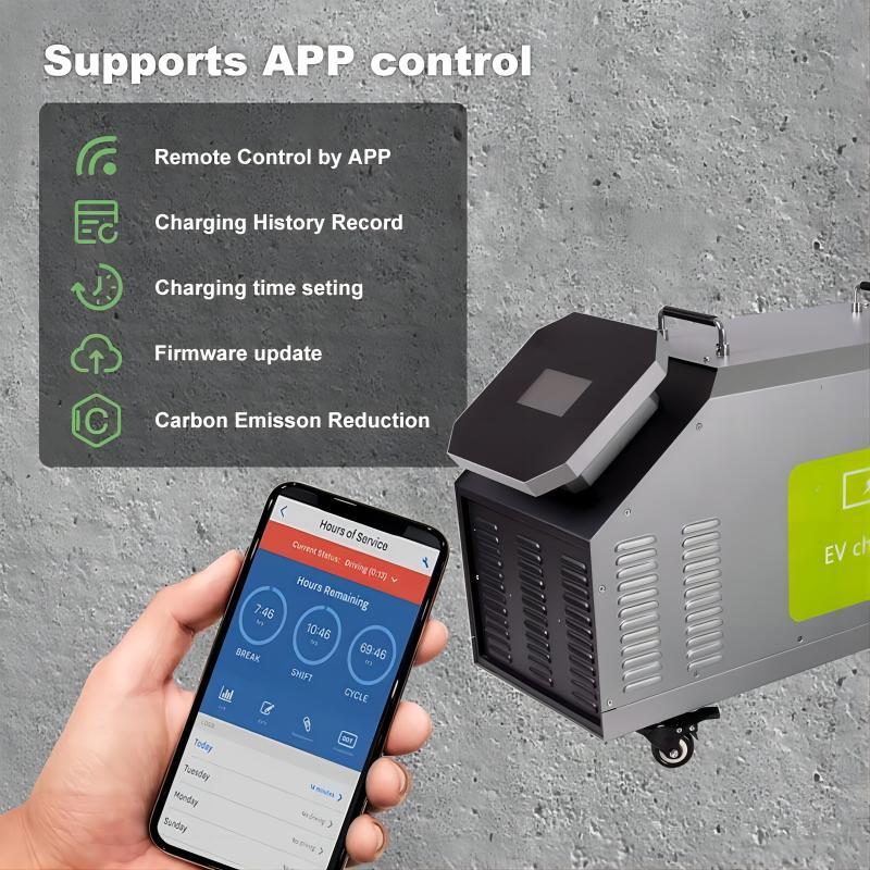 Mobile Portable Fast DC Electric Cars Solar Chademo/CCS EV Charger Stations