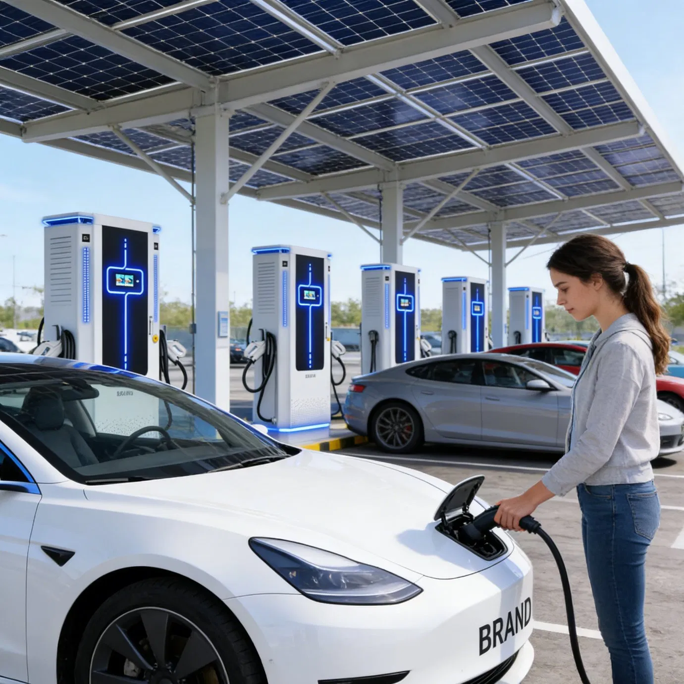 Nevi Compliant Level 3 UL Listed CCS1 Ocpp Networked Commercial EV Charger Dcfc Station USA Fast Charging