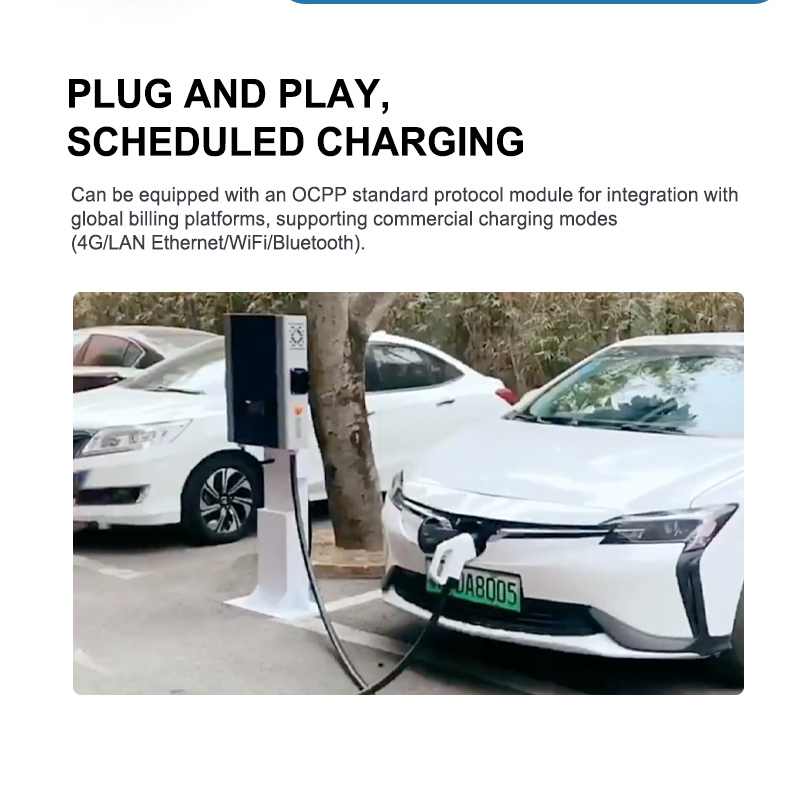 7kw/15kw/20kw/30kw/40kw Home DC EV Charging Station Wall-Mounted Fast Charger for Residential Use