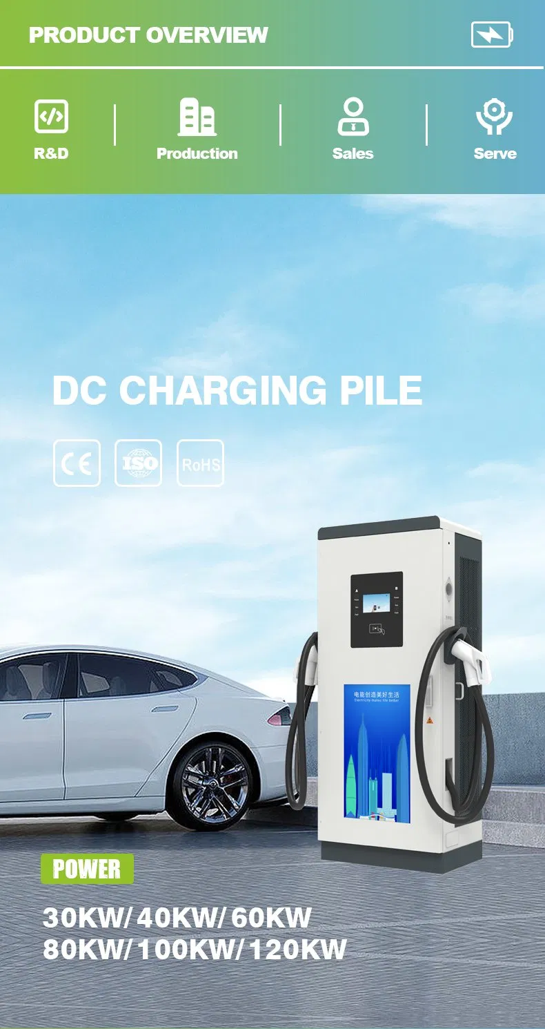 DC Fast Charger EV Cabinet 120kw Rechargeable Portable EV Power Bank