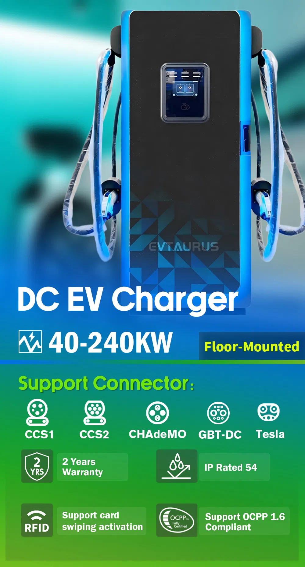 Ultra Electric EV Fast Car Charging Station