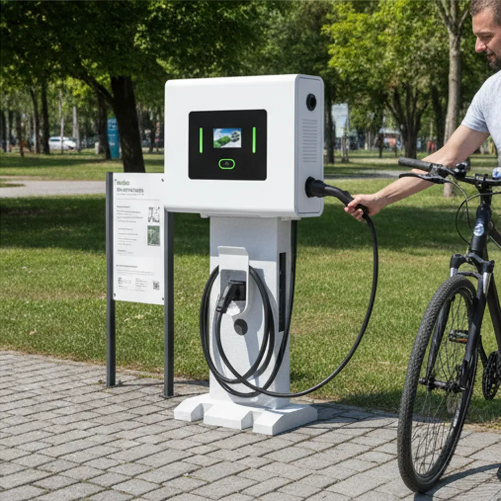 40kw Wall-Mounted DC Fast Charger Wallbox for EV Charging Pedestral Mount