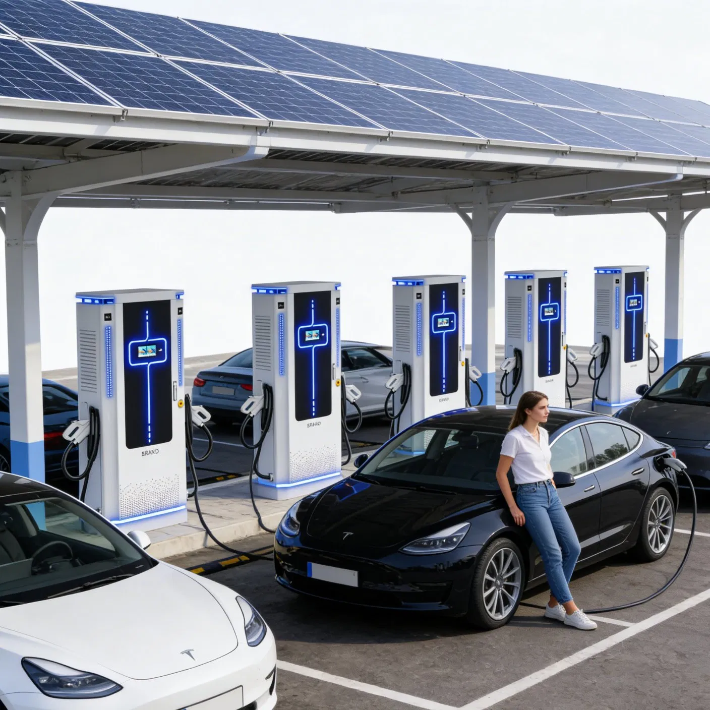 IoT Enabled 120kw 240kw DC Charger Ocpp 2.0 Smart Management CCS1 CCS2 EV Charger