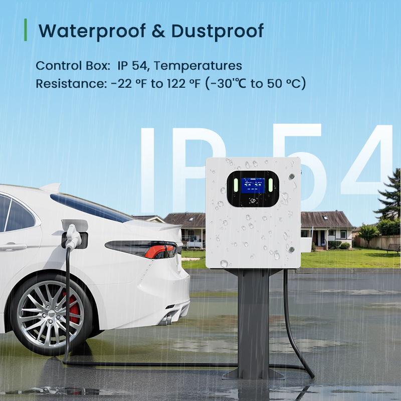 30kw DC Fast EV Charger IP54 Waterproof Wall Floor Mounted Charging Station