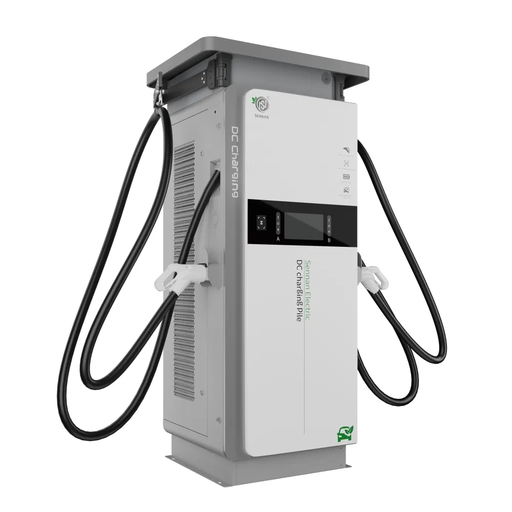 Outdoor Public CE/Rhos/TUV DC EV Charger Charging Station with Advertise Display Screen