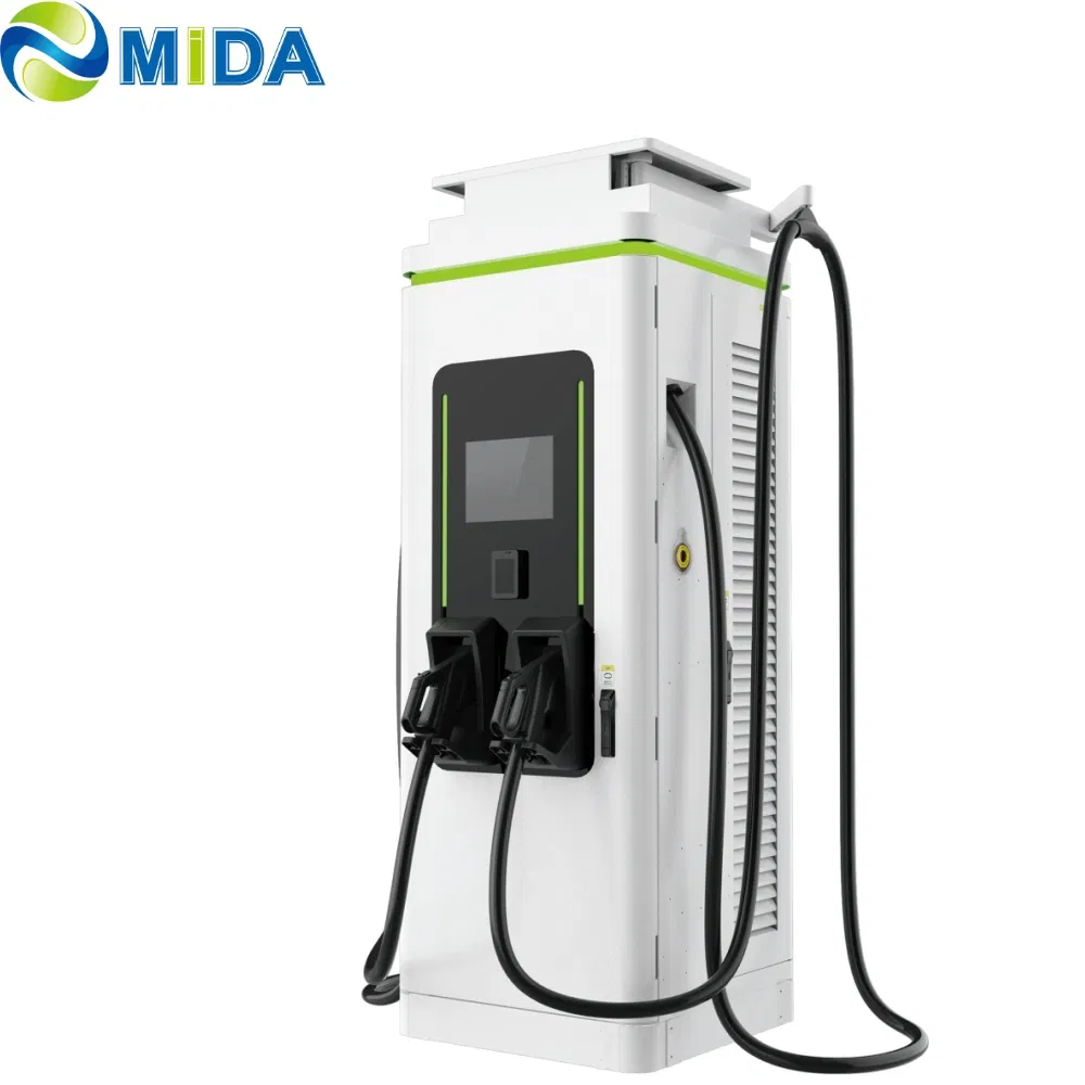180kw Integrated DC Charging Station with 2 Connectors IP54 CCS1 CCS2 Gbt Chademo Standard