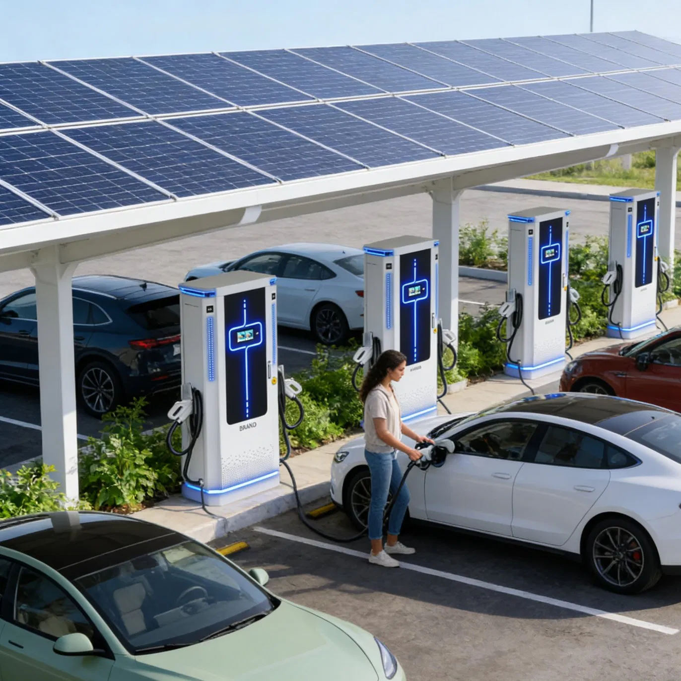 Mall 120kw EV Charger Ocpp 240kw Dual Cert EV Charger UL CE