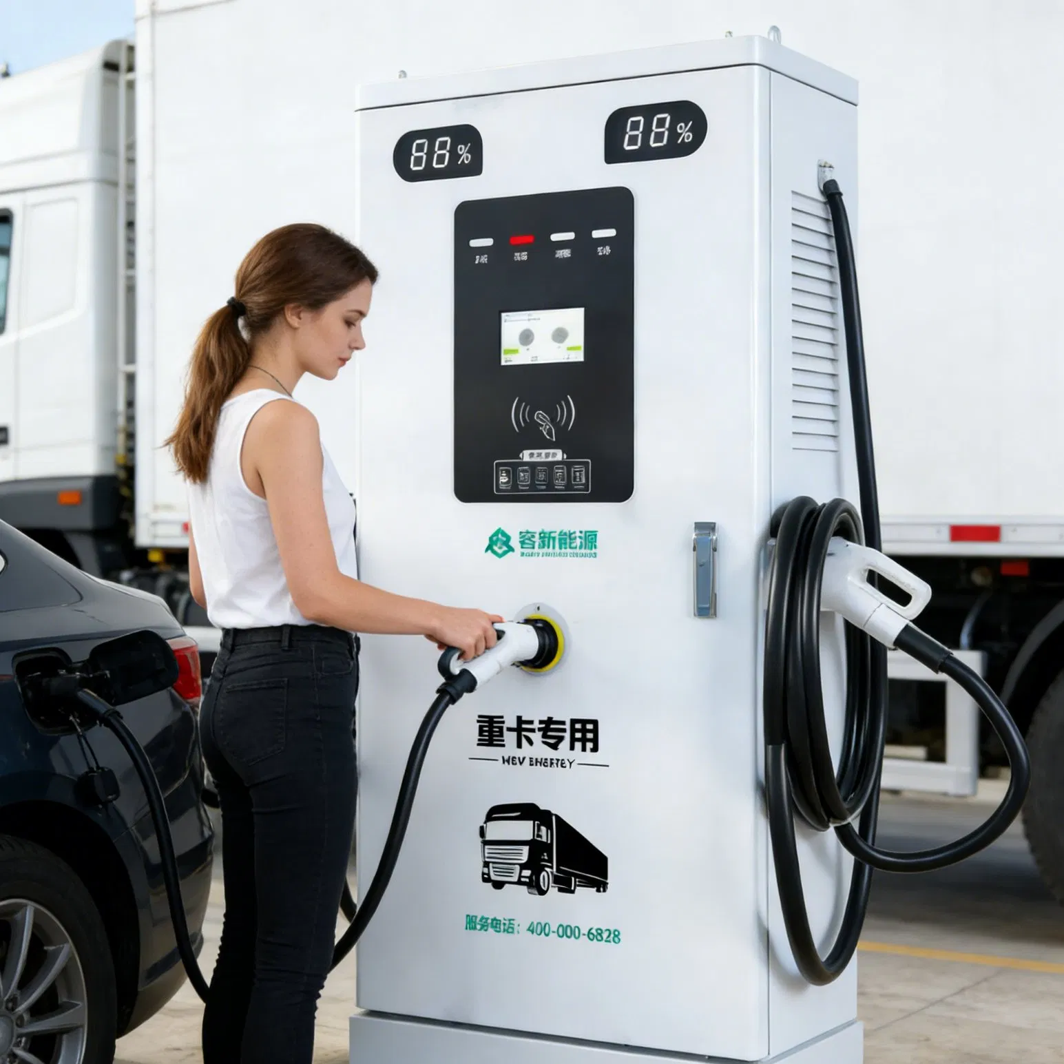 Ocpp CCS2 EV Charger 40kw 60kw 80kw 120kw 160kw for Fleet Management EV Charging Pile Stations