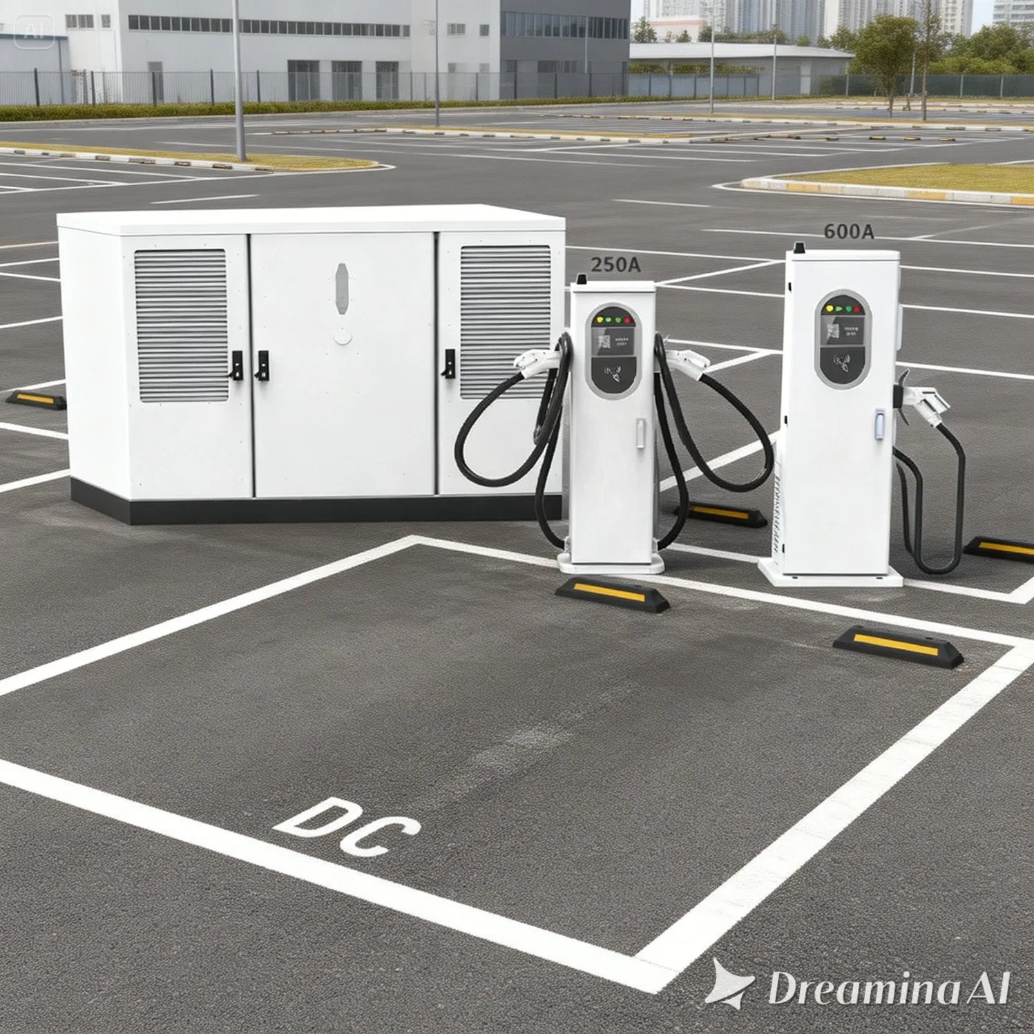 250kw Floor Mounted DC Fast EV Charger
