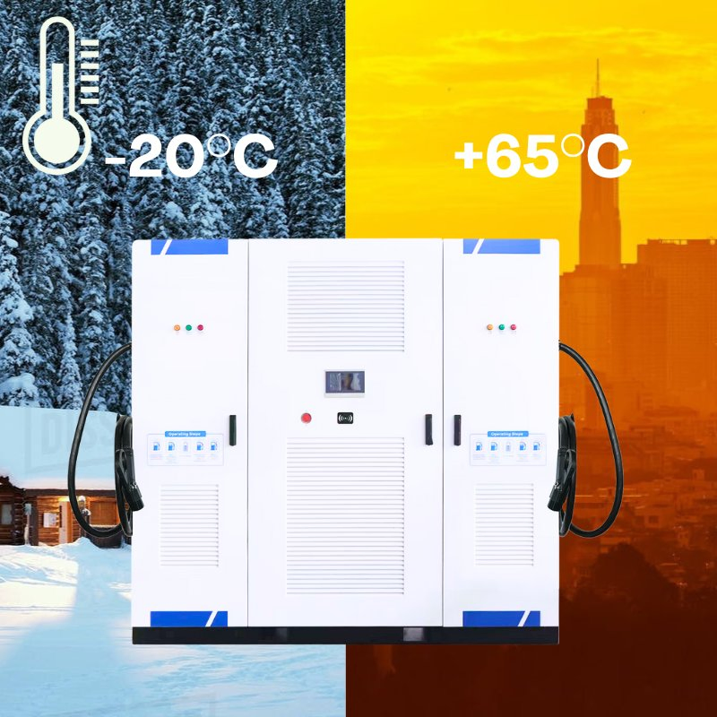 Fleet &amp; Public Use Super Fast Liquid-Cooled DC EV Charging Stations CCS2 Gbt