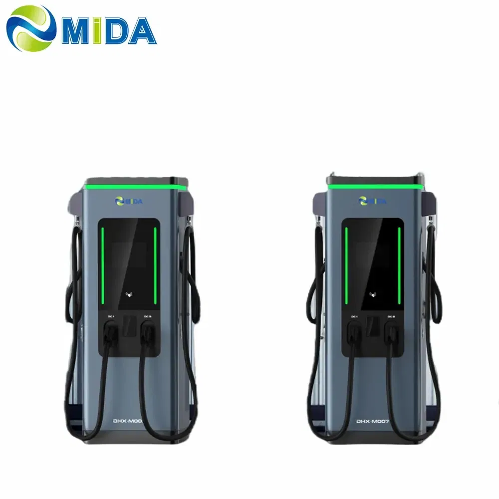 400kw Integrated DC Charging Station with 2 Connectors IP54 CCS1 CCS2 Gbt Chademo Standard